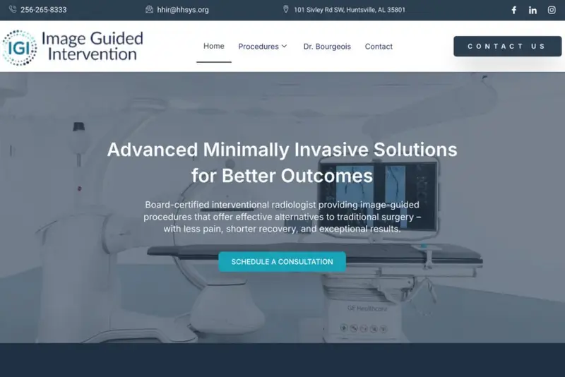 Modern web design for Baton Rouge businesses showcasing professional website development.
